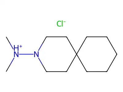 3-Azaspiro(5.5)undecane, 3-(dimethylamino)-, hydrochloride structure