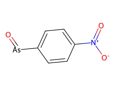 Arsine, (p-nitrophenyl)oxo- structure