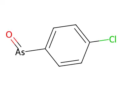 Arsine, (p-chlorophenyl)oxo- structure