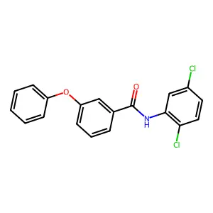 N-(2,5-dichlorophenyl)-3-phenoxybenzamide structure