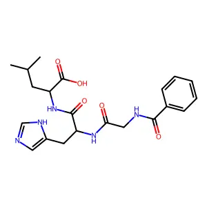 hippuryl-L-histidyl-L-leucine structure