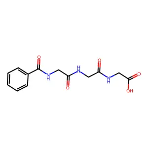 Hippuryl-glycyl-glycine structure