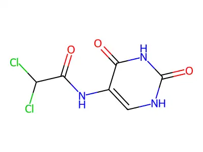 5-Dichloroacetamidouracil structure