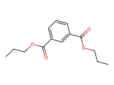 Isophthalic acid, dipropyl ester structure