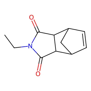 2-Ethyl-3a,4,7,7a-tetrahydro-1H-4,7-methanoisoindole-1,3(2H)-dione structure