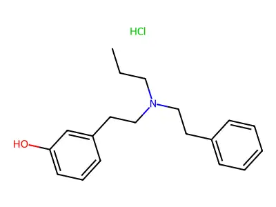 3-[2-(Phenethyl-propyl-amino)-ethyl]-phenol; hydrobromide structure