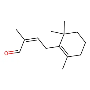 2-Methyl-4-(2,6,6-trimethyl-1-cyclohexen-1-yl)-2-butenal structure