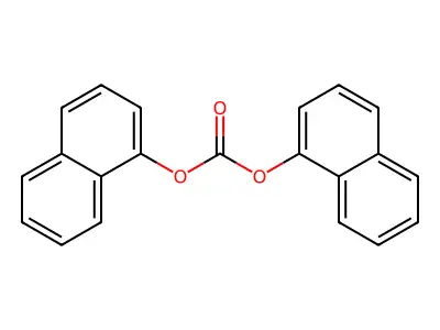 Bis(1-naphthyl)carbonate structure