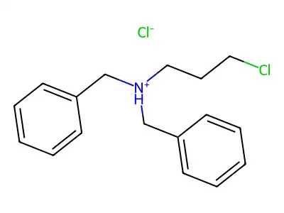Dibenzylamine, N-(3-chloropropyl)-, hydrochloride structure