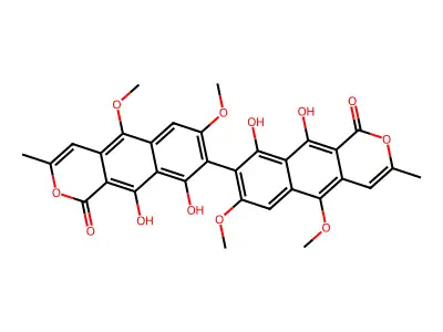 8,8'-Paepalantine dimer structure