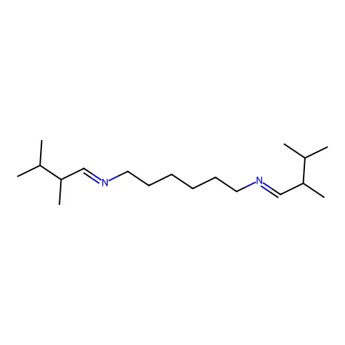 N,N'-Bis(1,3-dimethylbutylidene)hexane-1,6-diamine structure