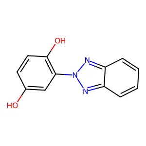 2-(2H-Benzotriazol-2-yl)-1,4-benzenediol structure