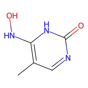 5-Methyl-N(4)-hydroxycytosine structure