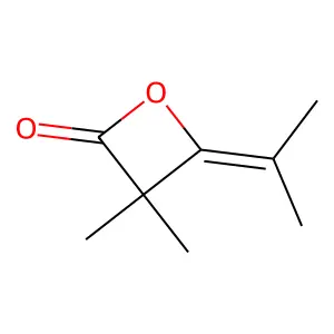 Dimethylketene dimer structure