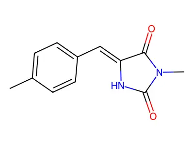 5-(4-Methylbenzylidene)-3-methylhydantoin structure