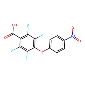 2,3,5,6-tetrafluoro-4-(4-nitrophenoxy)benzoic Acid structure