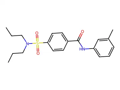 4-(dipropylsulfamoyl)-N-(3-methylphenyl)benzamide structure