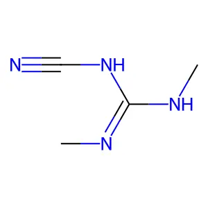 1,3-Dimethyl-2-cyanoguanidine structure