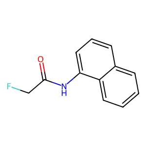 Acetamide, 2-fluoro-N-(naphthyl)- structure