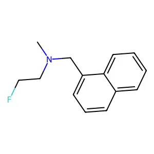 1-Naphthalenemethylamine, N-(2-fluoroethyl)-N-methyl- structure