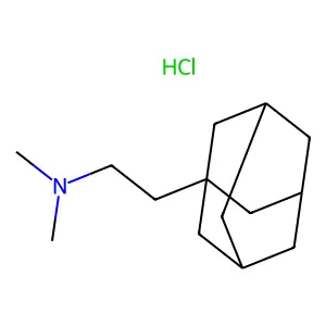 Adamantane, 1-(2-dimethylaminoethyl)-, hydrochloride structure