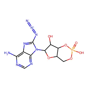 8-Azidoadenosine-3',5'-monophosphate structure