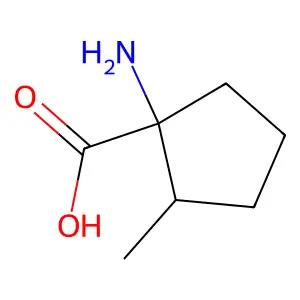 1-Amino-2-methylcyclopentanecarboxylic acid structure