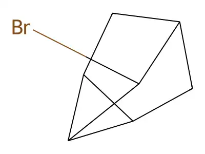 Nortricyclyl bromide structure