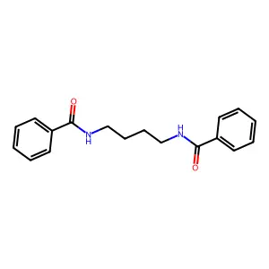 N-(4-benzamidobutyl)benzamide structure