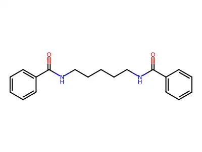 Benzamide, N,N'-1,5-pentanediylbis- structure