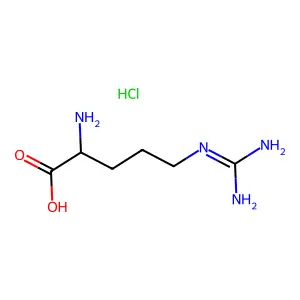 DL-arginine hydrochloride structure