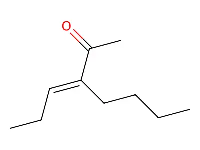 3-Butyl-3-hexen-2-one structure