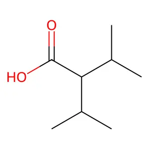 Diisopropylacetic acid structure