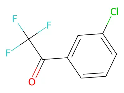 1-(3-Chlorophenyl)-2,2,2-trifluoroethanone structure