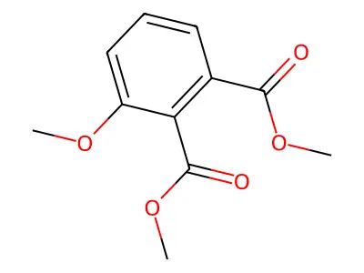 Dimethyl 3-methoxyphthalate structure