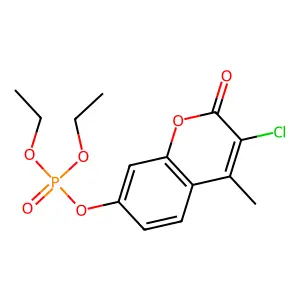 Coumaphos oxon structure