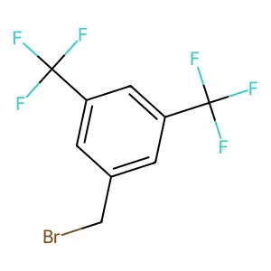 3,5-Bis(trifluoromethyl)benzyl bromide structure