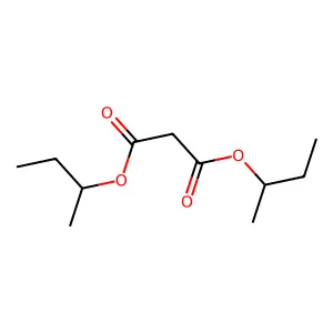 Malonic acid, di-sec-butyl ester structure