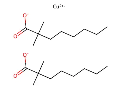 neodecanoic acid, copper salt structure
