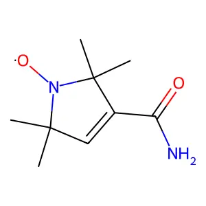 1-Hydroxy-2,2,5,5-tetramethyl-2,5-dihydro-1h-pyrrole-3-carboxamide structure