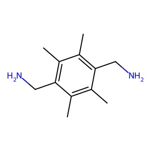 Hexamethylbenzene-alpha1,alpha4-diamine structure