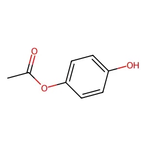4-Hydroxyphenyl acetate structure