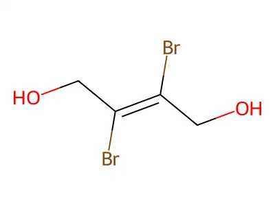 2,3-Dibromobut-2-ene-1,4-diol structure