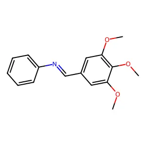 N-(3,4,5-Trimethoxybenzylidene)aniline structure