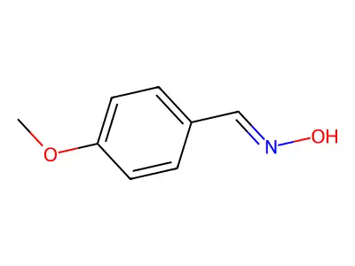 4-Methoxybenzaldoxime structure
