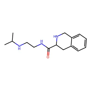 3-Isoquinolinecarboxamide, 1,2,3,4-tetrahydro-N-(2-(isopropylamino)ethyl)- structure