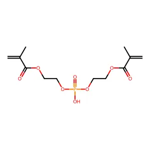 Bis(2-(methacryloyloxy)ethyl) phosphate structure