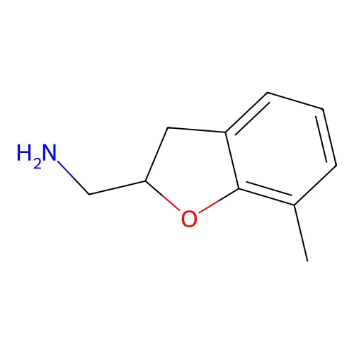 (7-Methyl-2,3-dihydro-1-benzofuran-2-yl)methanamine structure