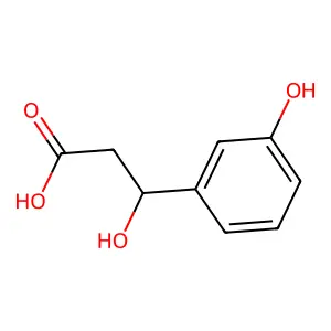 3-(3-Hydroxyphenyl)-3-hydroxypropionic acid structure