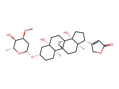 Periplocymarin structure